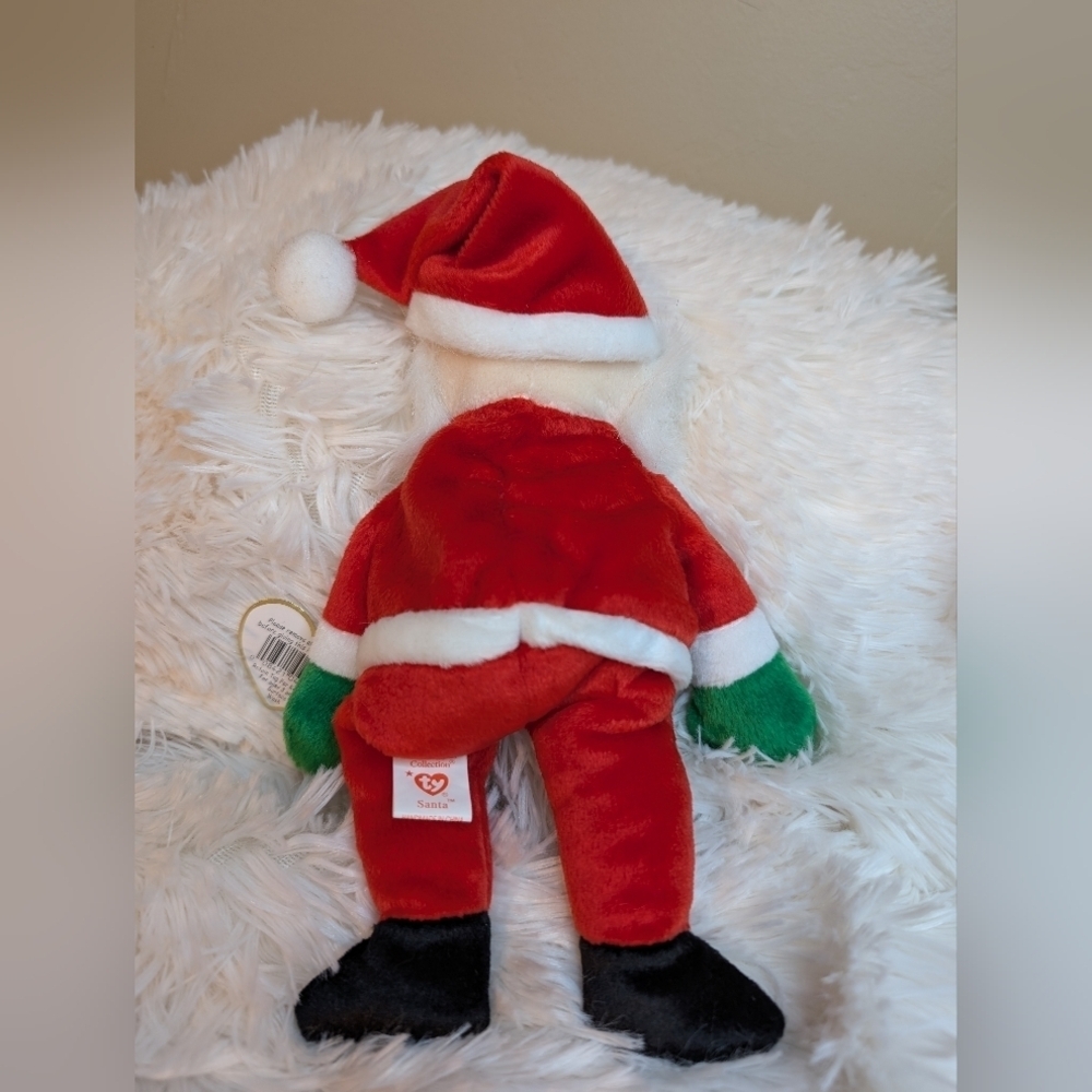 TY Beanie Babies 1998 Ty SANTA BD 12-6-98 - Picture 6 of 8